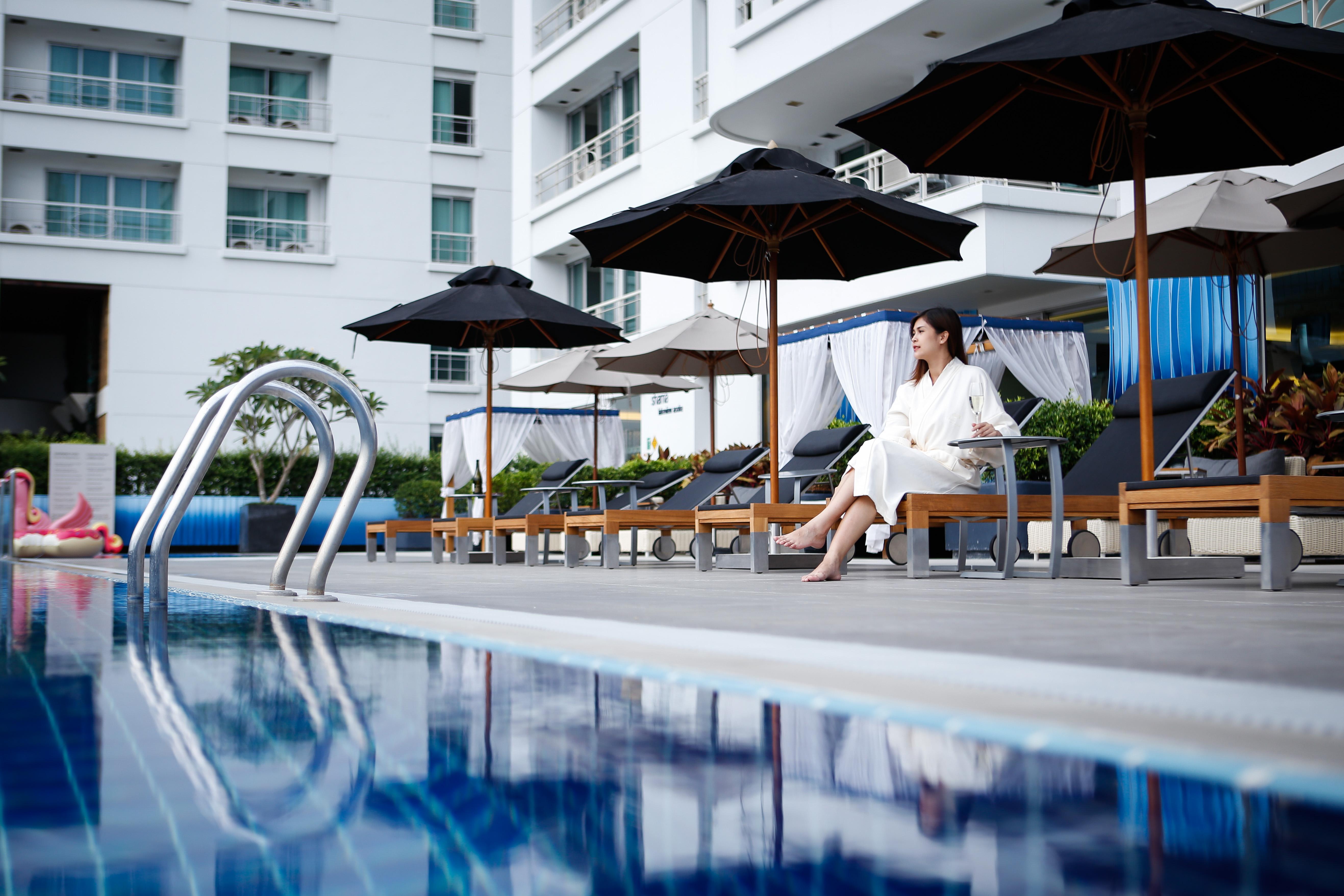 Shama Lakeview Asoke Bangkok Hotel Exterior foto